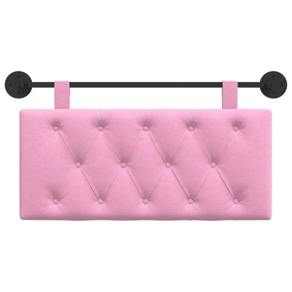 Висяща табла Монтиране на стена Розово 100 x 55 x 7 см текстил