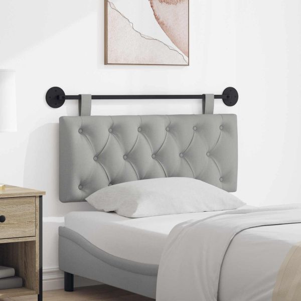 Висяща табла Облачно сиво 110 x 55 x 7 см текстил