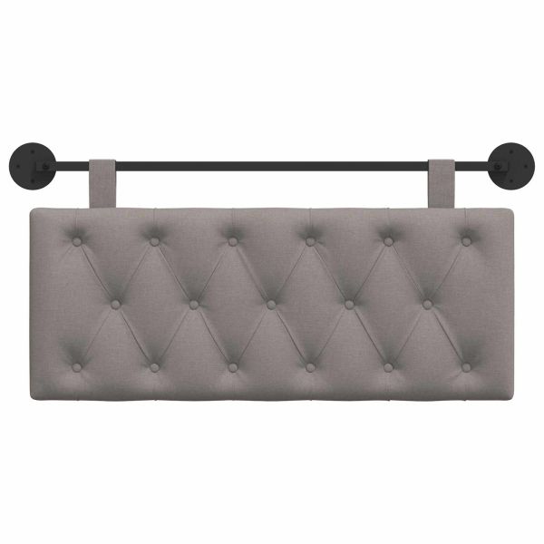 Висяща табла Монтиране на стена Таупе 110 x 55 x 7 см текстил