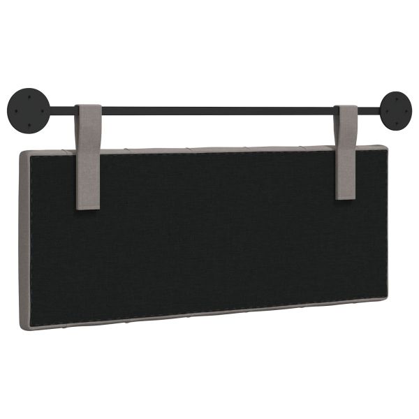 Висяща табла Монтиране на стена Таупе 110 x 55 x 7 см текстил