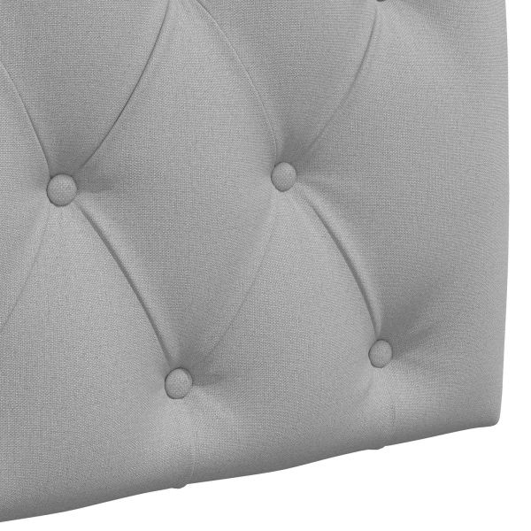 Висяща табла Облачно сиво 150 x 55 x 7 см текстил