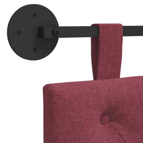 Висяща табла Виненочервен 150 x 55 x 7 см текстил