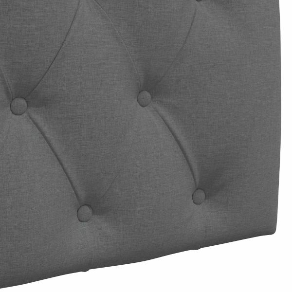 Висяща табла Тъмен сив 190 x 55 x 7 см текстил