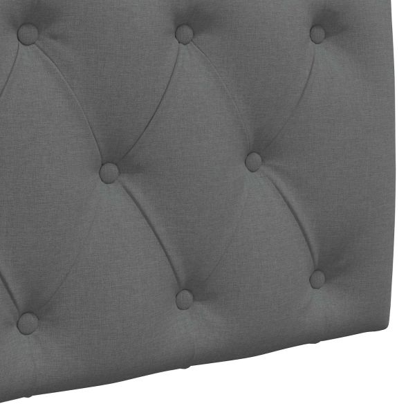 Висяща табла Тъмен сив 210 x 55 x 7 см текстил