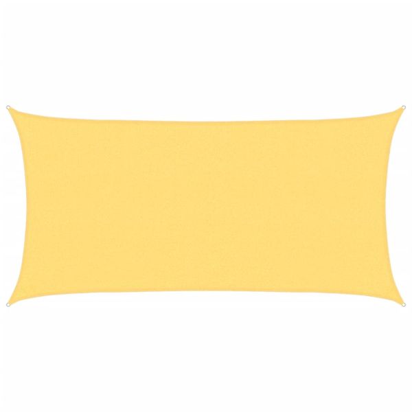 Слънцезащитно платно, HDPE, правоъгълно, 2x4 м, бежово