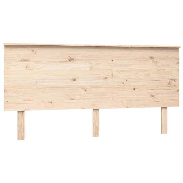 Горна табла за легло, 164x6x82,5 см, бор масив