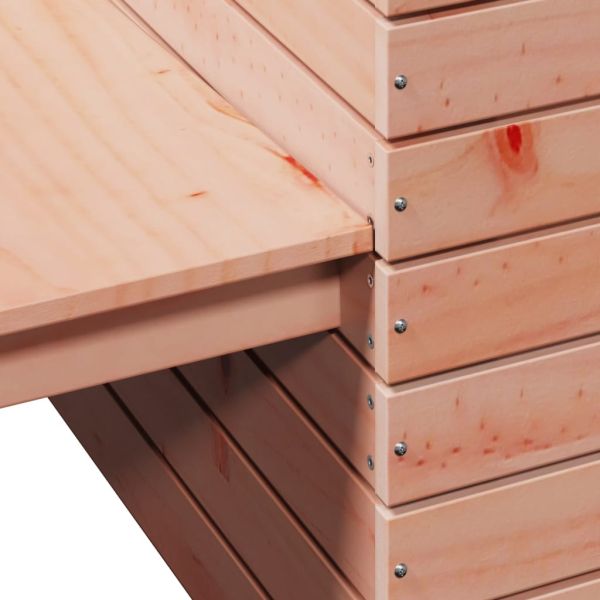 Пейка със саксии, 167,5x60x65 см, дугласко дърво масив