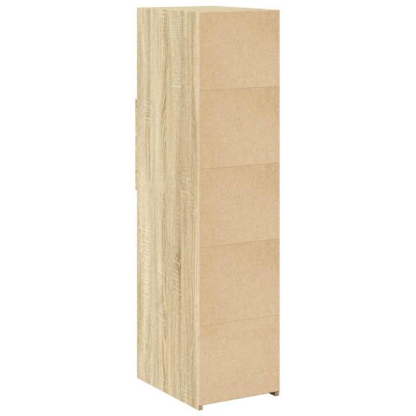 Висок шкаф, сонома дъб, 30x42,5x124 см, инженерно дърво