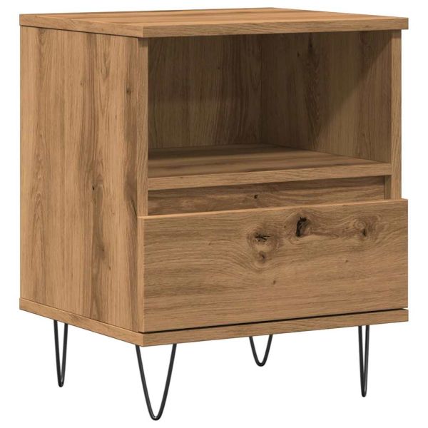 Нощно шкафче Artisan Oak 40x35x50 cm Инженерна дървесина