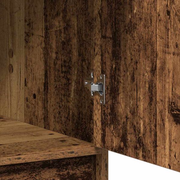 Висок шкаф Старо дърво 40 x 40,5 x 135 см Инженерно дърво