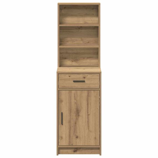 Висок шкаф с чекмедже Дъб 41 x 40 x 135 см Инженерно дърво