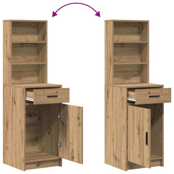 Висок шкаф с чекмедже Дъб 41 x 40 x 135 см Инженерно дърво