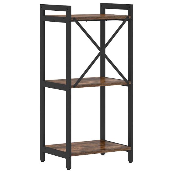 Рафт за книги Димян дъб 40 x 30 x 85 см Инженерно дърво