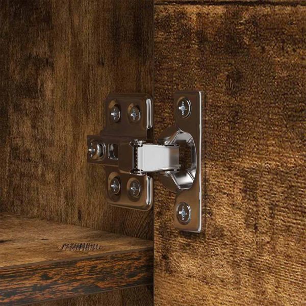 Стенен закачалка за палта с рафт Димян дъб 50 x 20 x 30 см