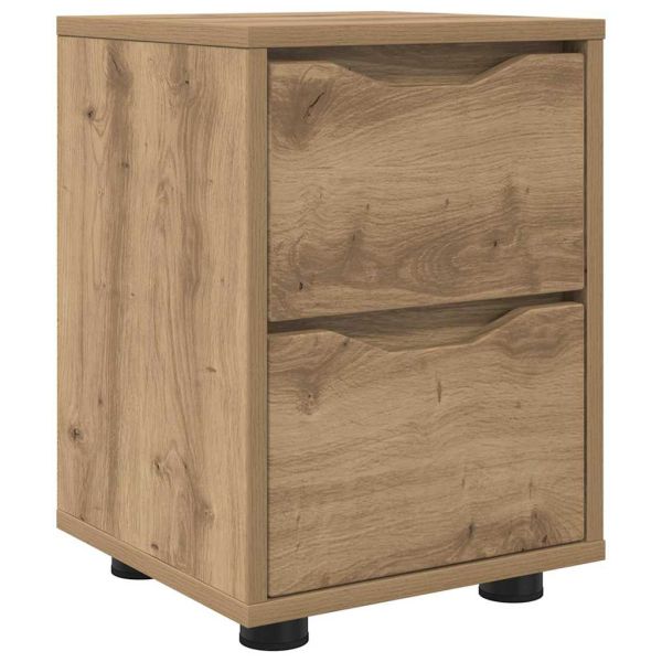 Нощно шкафче с чекмедже Дъб 30,5 x 30 x 43 см Инженерно дърво