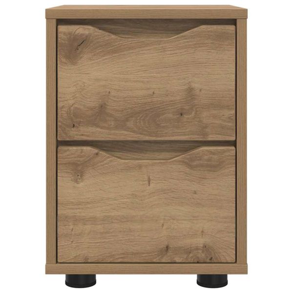 Нощно шкафче с чекмедже Дъб 30,5 x 30 x 43 см Инженерно дърво