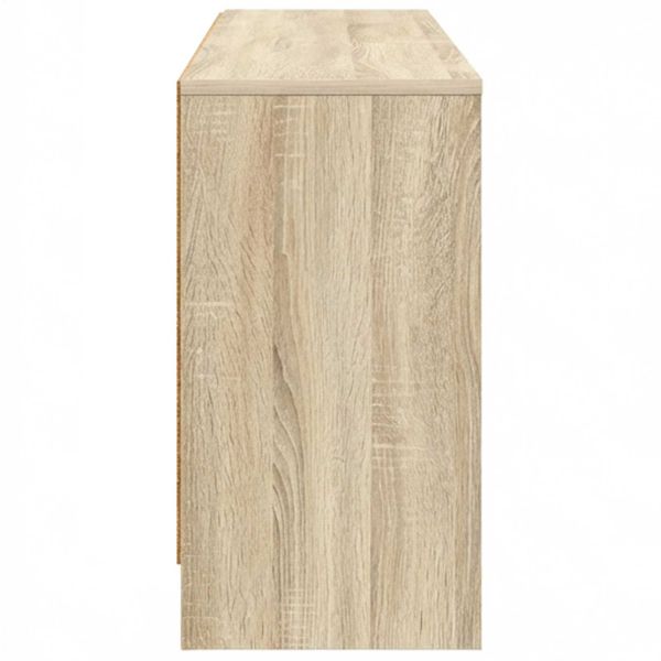 Шкаф за легло 2 pcs Сонома дъб 66 x 33 x 48 см Инженерно дърво