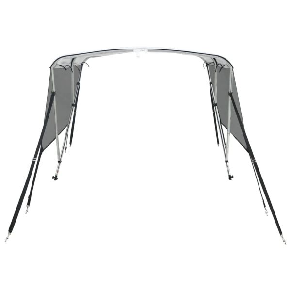Тента за лодка с 3 дъги мрежести страници 183x(137-152)x137 см