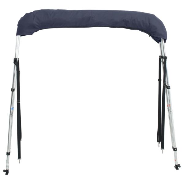 Тента за лодка с 3 дъги мрежести страници 183x(137-152)x137 см