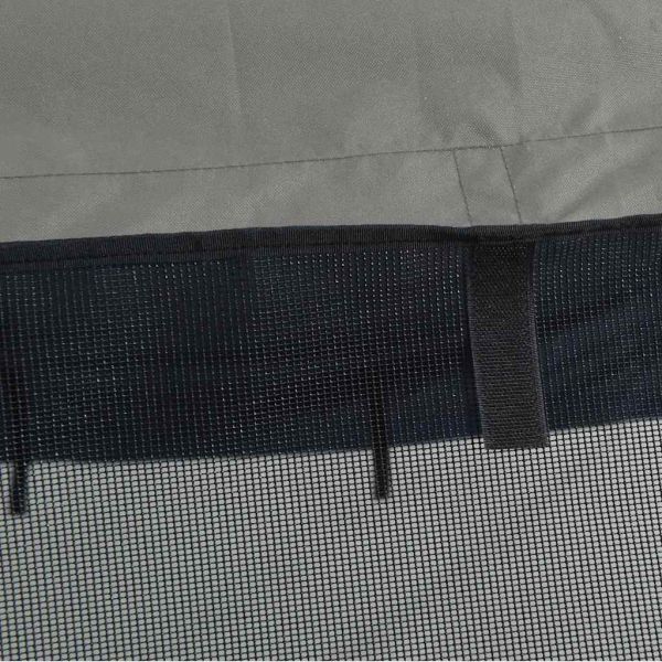 Тента за лодка с 4 дъги мрежести страници 243x(170-182)x137 см