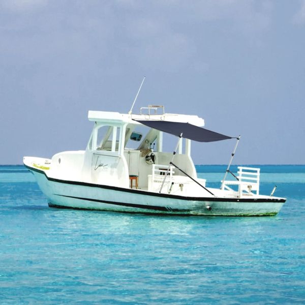 T-Top удължение за сенник, нейви синьо, 170x208x(115-183) см