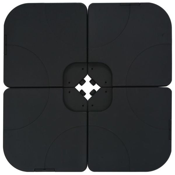 Градински чадър, с преносима основа, пясъчен