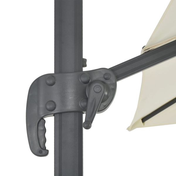 Градински чадър, с преносима основа, пясъчен