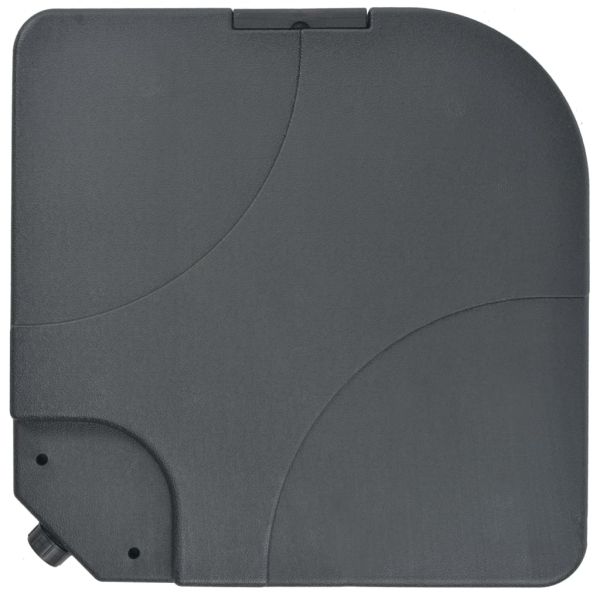 Градински чадър, с преносима основа, пясъчен