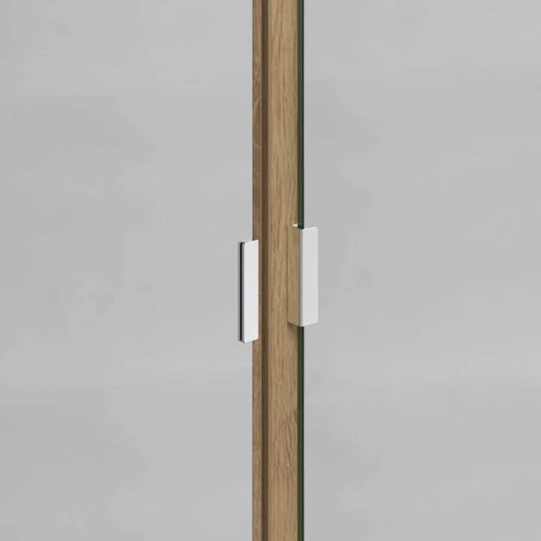 Комплект шкафове за баня с рафт 3 pcs Дъб Инженерно дърво