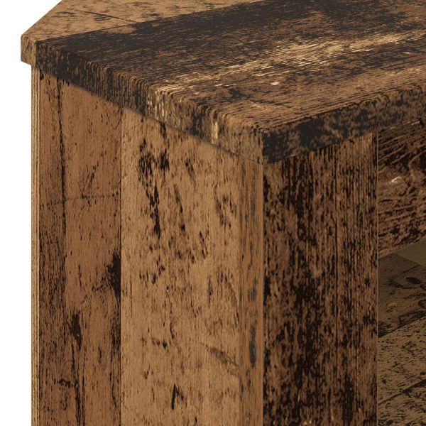 Ъгловшкафзателевизор Старо дърво 102 x 40,5 x 45 см