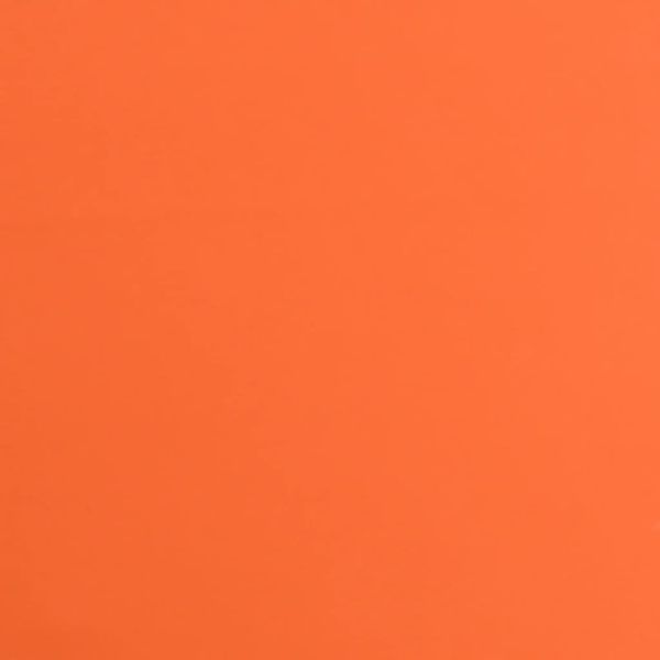 Офис стол, оранжев, изкуствена кожа