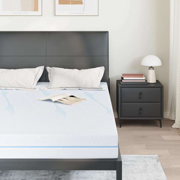 Матрак Бяло 140 x 190 cm Жакардова материя