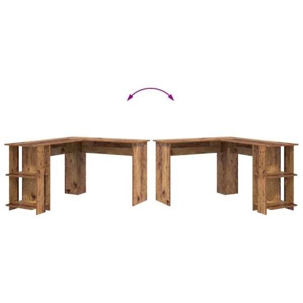 Ъглово бюро Старо дърво 140 x 113,5 x 75 см Инженерно дърво