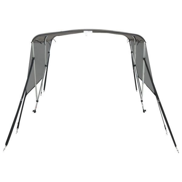 Тента за лодка с 3 дъги мрежести страници 183x(154-167)x137 см