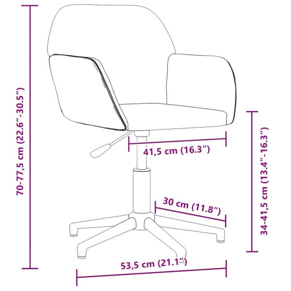 Въртящ се офис стол, светложълт, текстил
