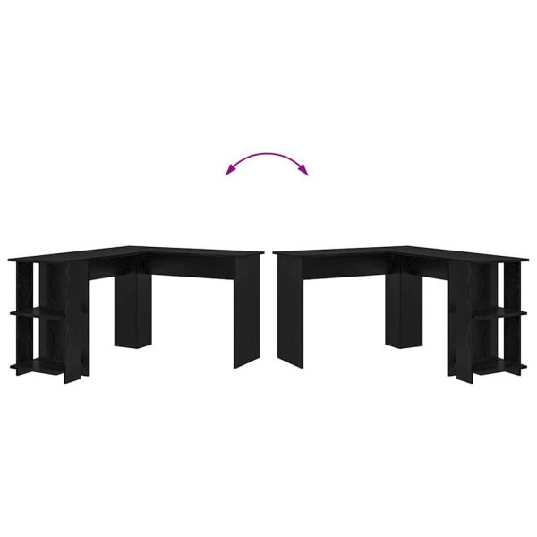 Ъглово бюро Черния дъб 140 x 113,5 x 75 см Инженерно дърво