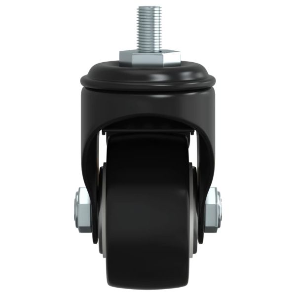 Колелца 4 бр черни 35 мм желязо