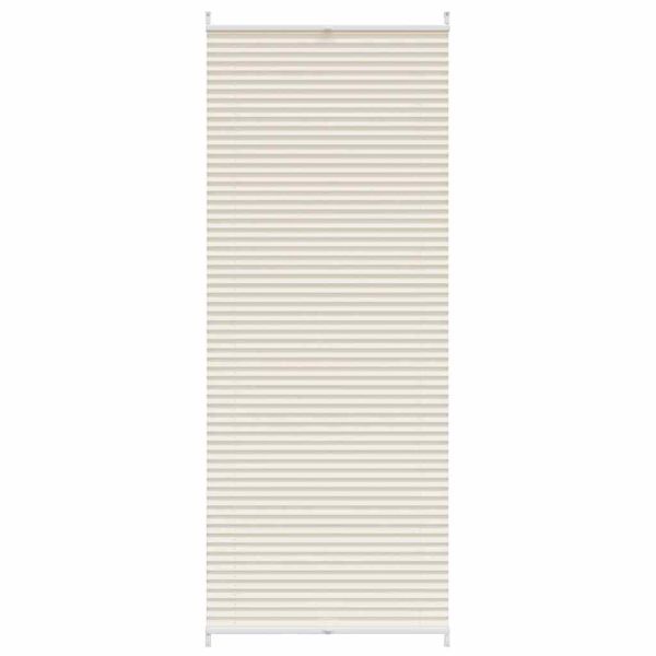 Плисирана щора 90 х 200 см, цвят крем