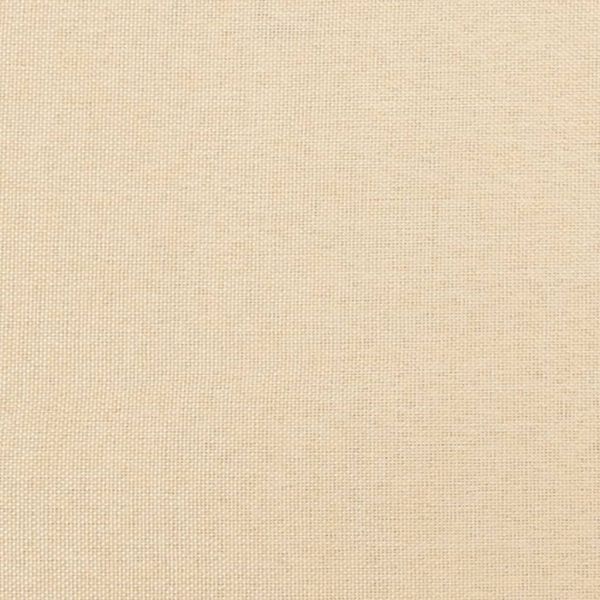 Въртящи се трапезни столове, 2 бр, кремави, текстил