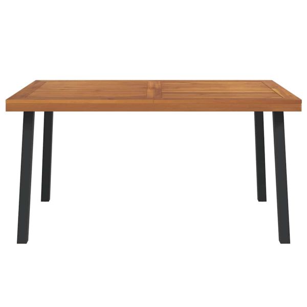 Градинска маса, 150x90x75 см, акация масив