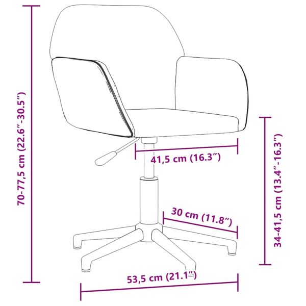 Въртящ се офис стол, тъмнозелен, кадифе