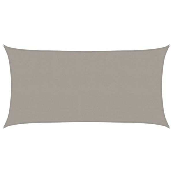 Платно-сенник 160 г/м² правоъгълно светлосиво, 2х3,5 м, HDPE