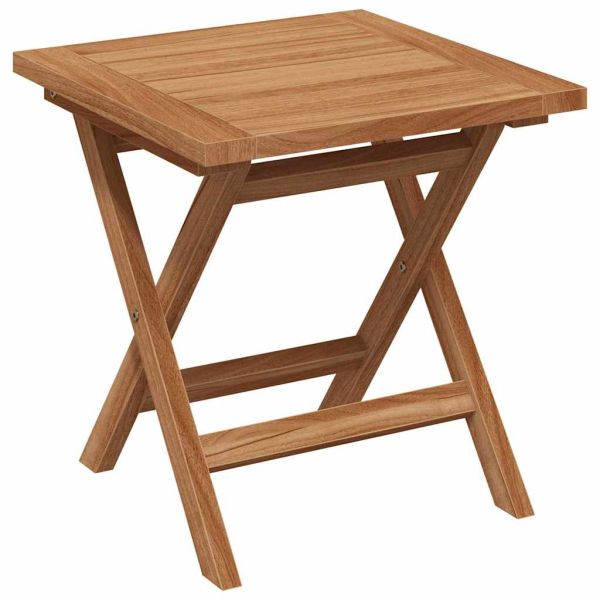 Шезлонг с възглавница 1-човек 2 pcs Кафяво Солидно тиково дърво