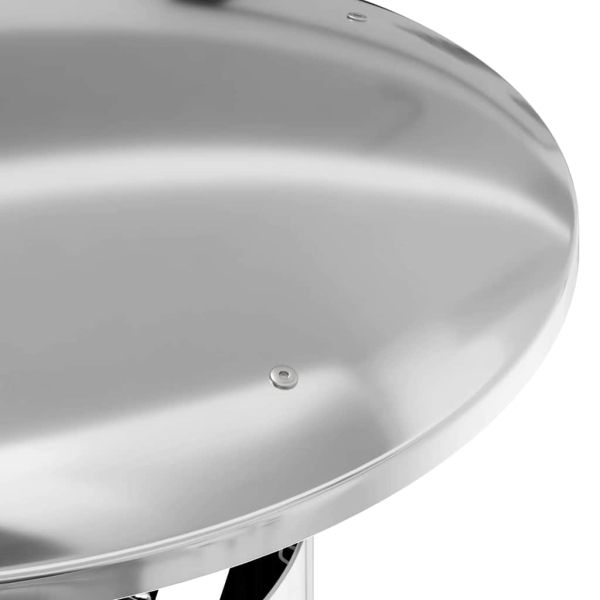 Разширение за комин Сребрист 35 x 35 x 65 см Неръждаема стомана