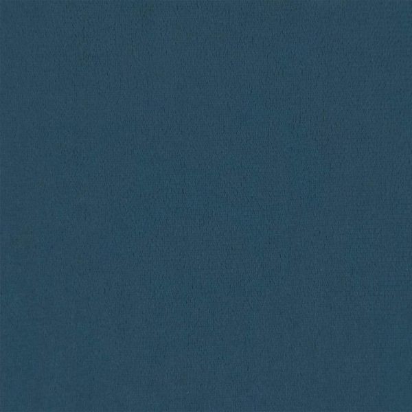 3-местен диван с табуретка, Синьо, 210 см, кадифе