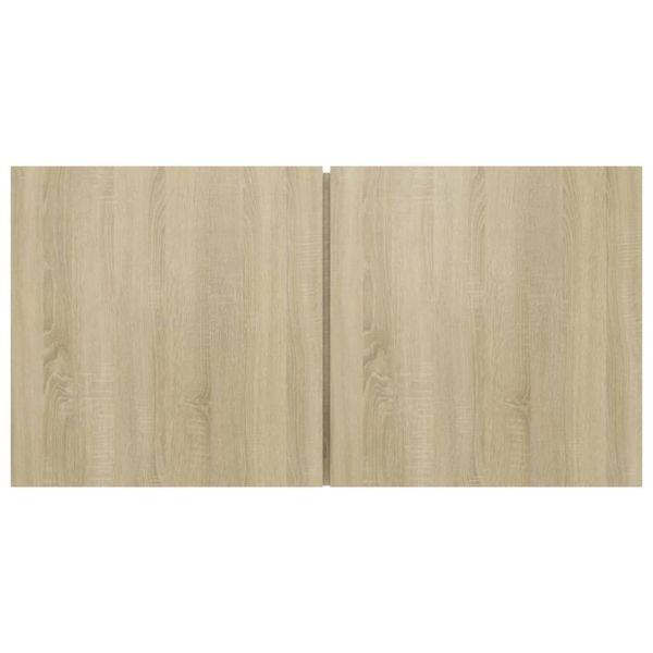 Комплект ТВ шкафове от 8 части, дъб сонома, инженерно дърво