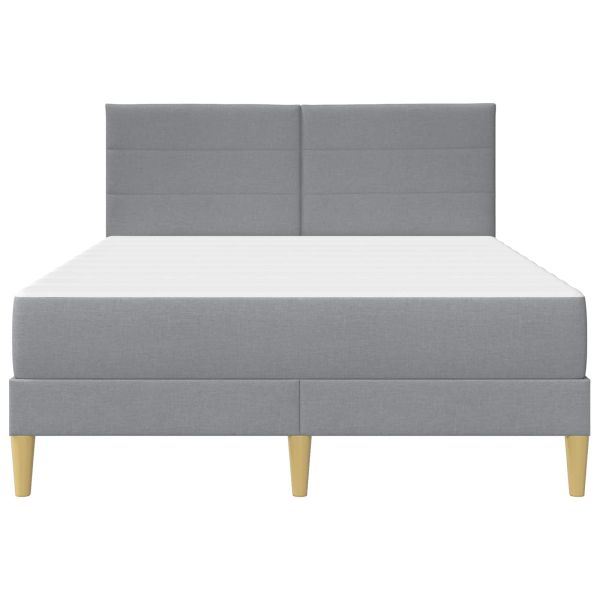 Рамка за легло Светлосиво 120 x 190 cm Полиестер