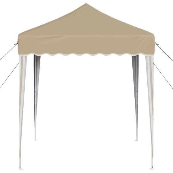 Поп-ъп парти палатка Крем 195 x 195 x 245 см Оксфордска тъкан