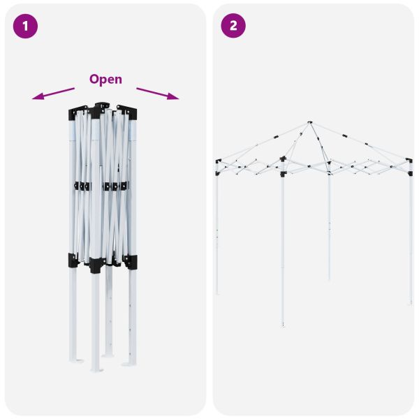 Поп-ъп парти палатка Крем 195 x 195 x 245 см Оксфордска тъкан