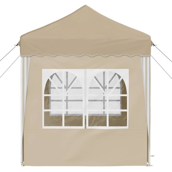 Поп-ъп парти палатка Крем 195 x 195 x 245 см